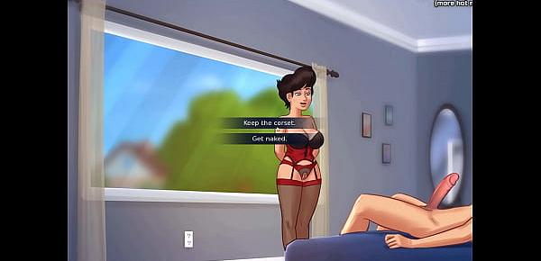  Gorgeous milf gets a hard fuck in her horny and dirty pussy for being a sinful woman l My sexiest gameplay moments l Summertime Saga[v0.18.2] l Part 19